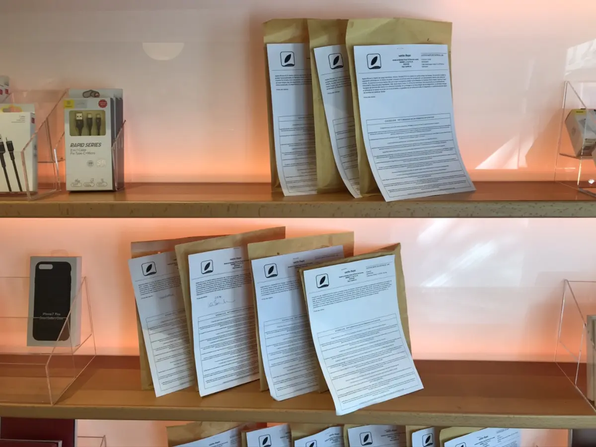 Órdenes de trabajo organizadas