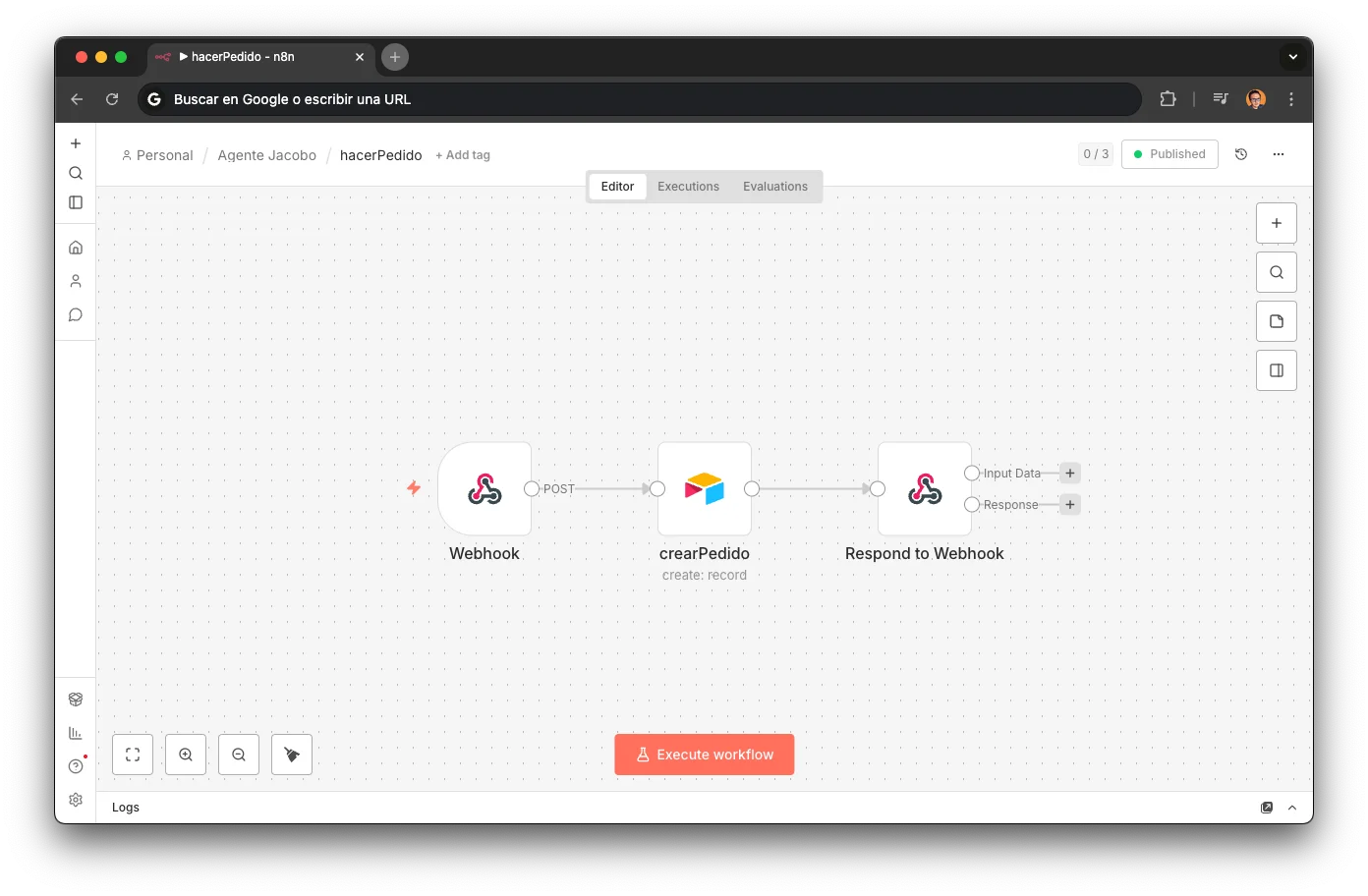 Workflow de Pedidos en n8n